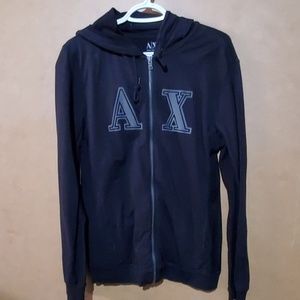 Armani Exchange Zip Up Hoodie